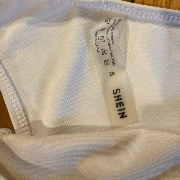 shein White bikini button size S - Picture 3 of 3